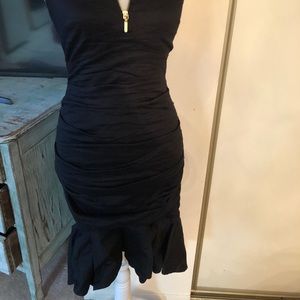 Nicole Miller Artelier black mermaid dress